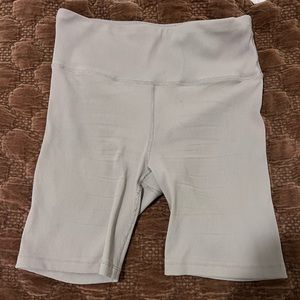 Grey bike shorts 🤍